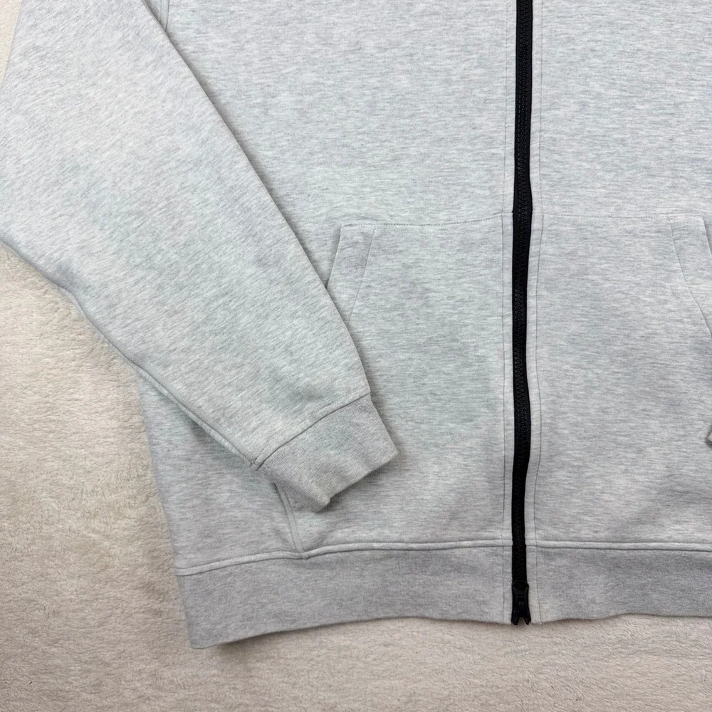 Jordan Sport Hoop Fleece Dri-Fit‎ Full-Zip Hoodie FV8602-050 Grey Sz Large